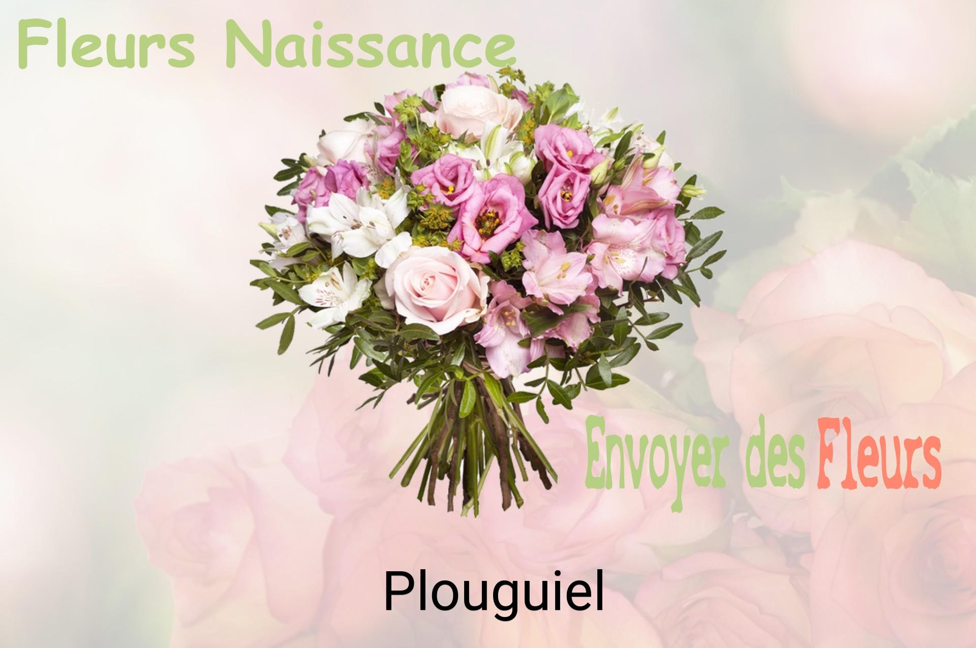 Bouquet de fleurs de naissance livré à Plouguiel